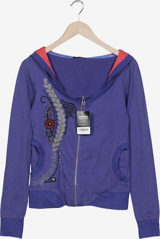 Angels Never Die Kapuzenpullover S in Lila: Vorderseite