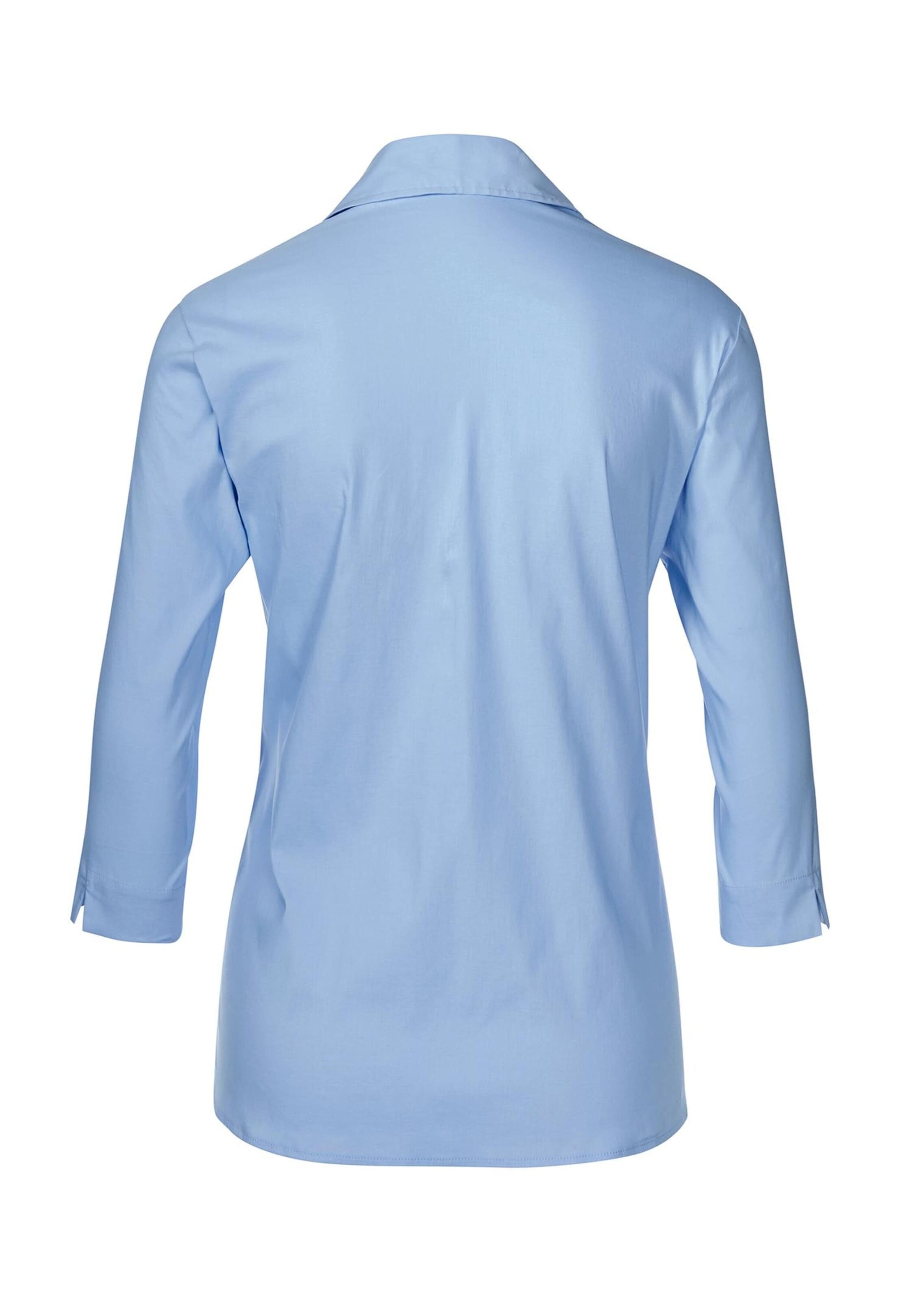 Goldner Bluse in Blau