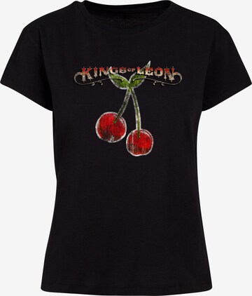 Merchcode Shirt 'Kings Of Leon - Cherries' in Zwart: voorkant