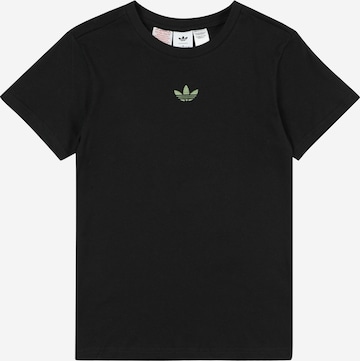 ADIDAS ORIGINALS Shirt 'Adidas Originals x Minecraft' in Black: front