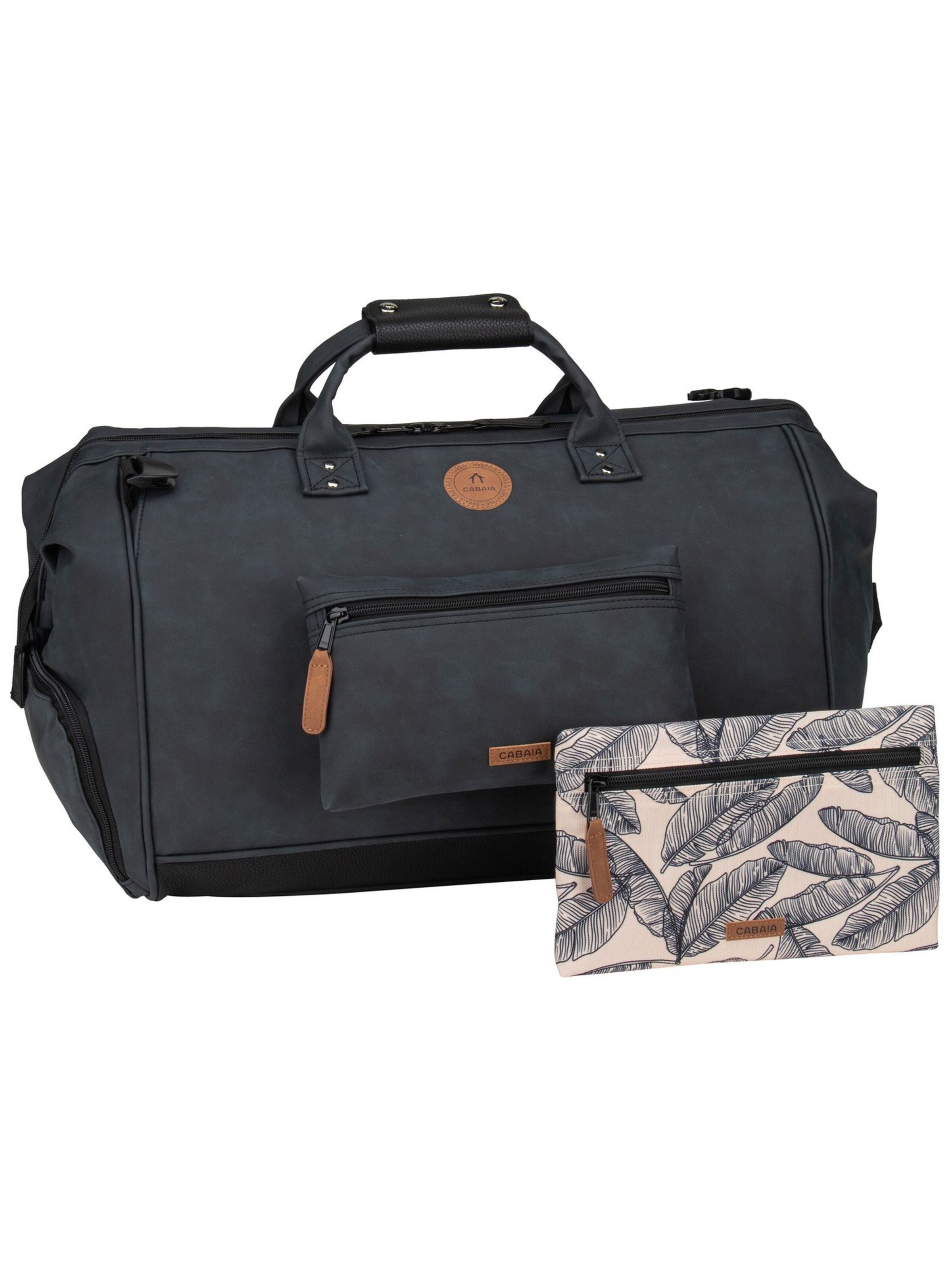 Cabaia Travel Bag 'V2 Vegan Nubuck' in Black