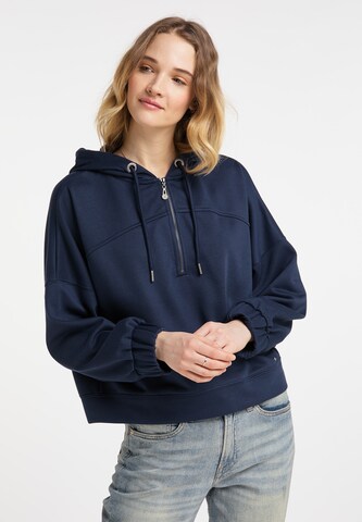 Sweat-shirt DreiMaster Vintage en bleu : devant