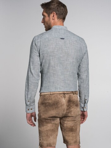 SPIETH & WENSKY Slim Fit Trachtenhemd 'Arnold' in Grün