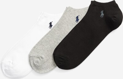 Polo Ralph Lauren Socken 'GHOST PED' in graumeliert / schwarz / weiß, Produktansicht