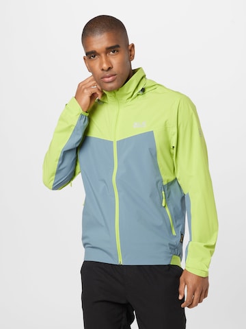 JACK WOLFSKIN Outdoor jacket in Grey: front