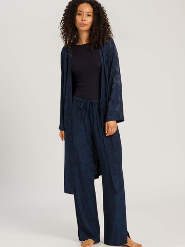 Hanro Dressing Gown ' Valene ' in Blue