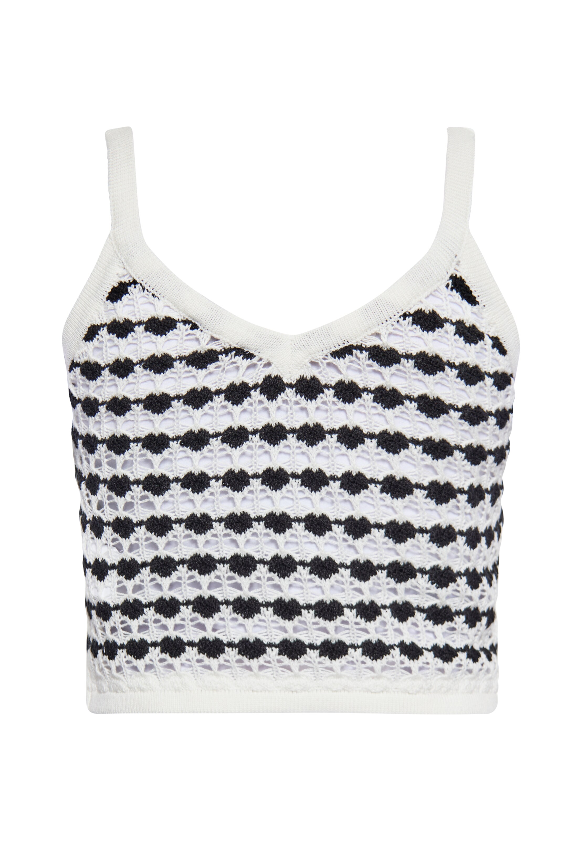 ebeeza Gebreide top in Zwart