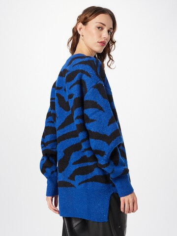 Pullover extra large di River Island in blu