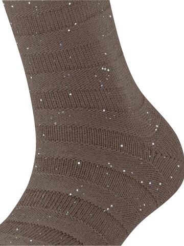 FALKE Socken 'Sparkle Stripes'‌‌‌‌‌ in Braun