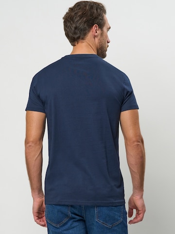 VINSON Klasický střih Tričko ' VMMassimo ' – modrá