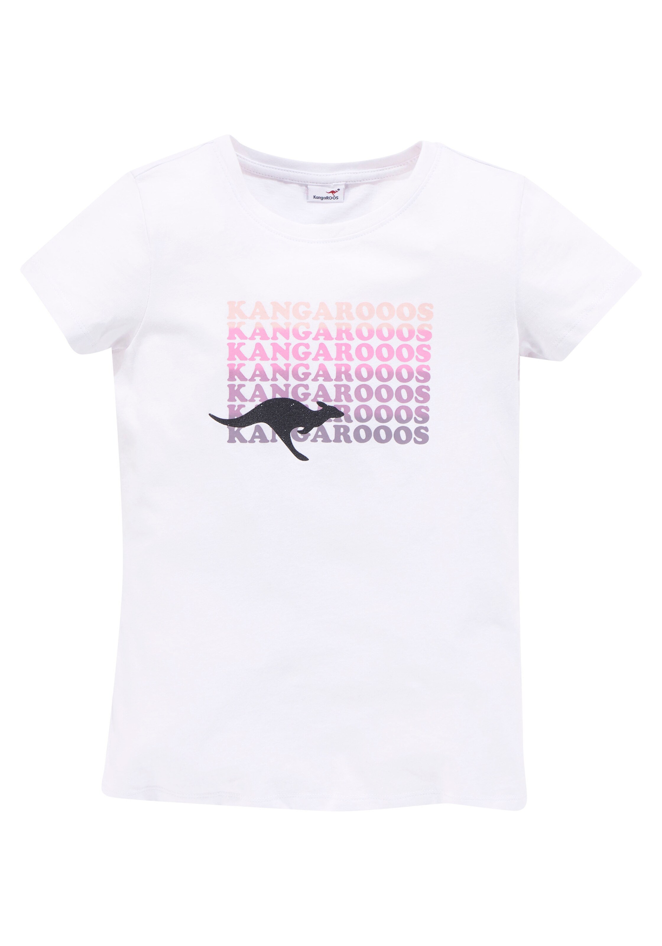 KangaROOS Shirt in Weiß: Vorderseite