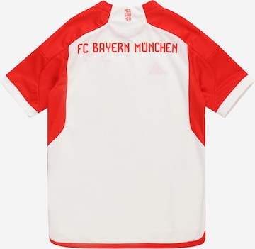 T-Shirt fonctionnel 'FC Bayern 23/24 Home' ADIDAS PERFORMANCE en blanc