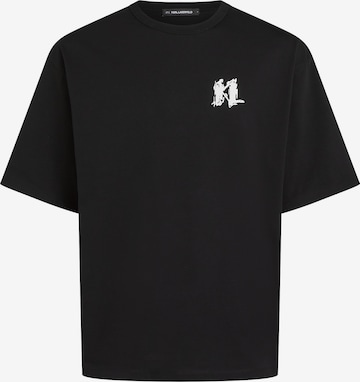 Karl LagerfeldMajica - crna boja: prednji dio