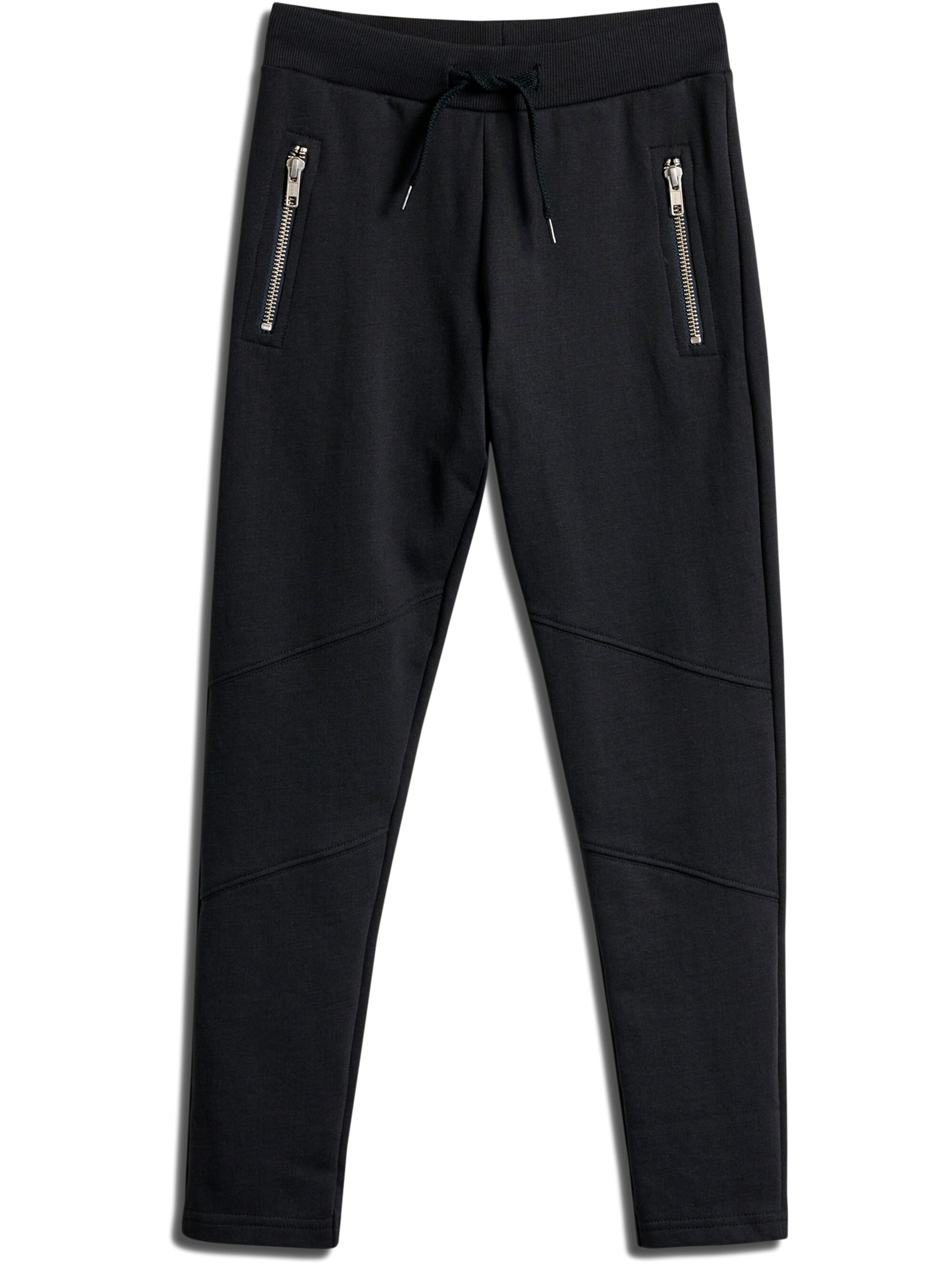 SOMETIME SOON Tapered Trousers in Black: front