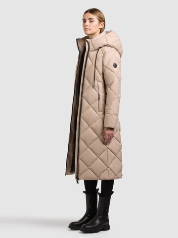 khujo Pitkä talvitakki 'Cilia2' värissä beige