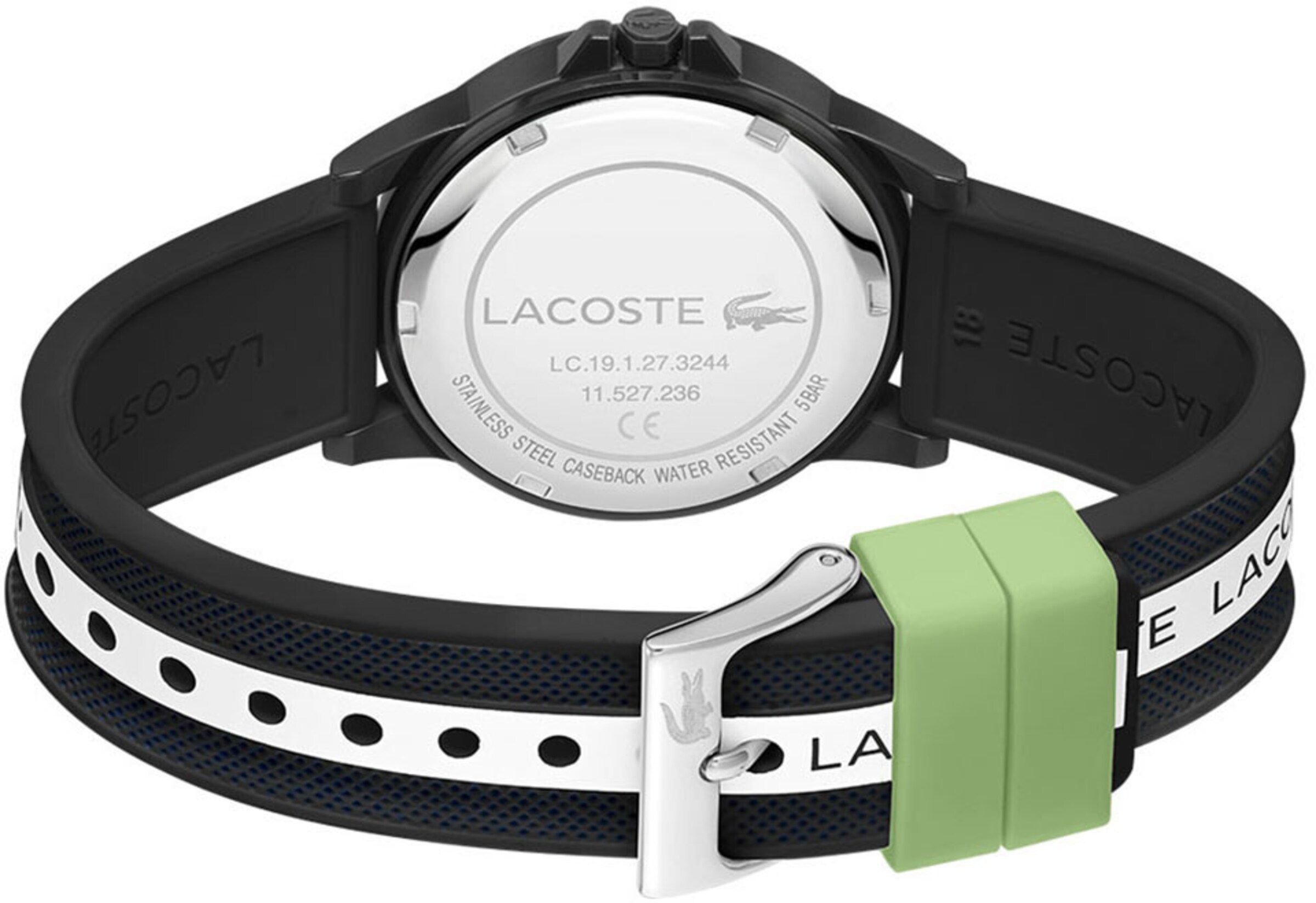 LACOSTE Ρολόι σε μαύρο