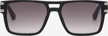 Philipp Plein - Óculos de sol em preto: frente
