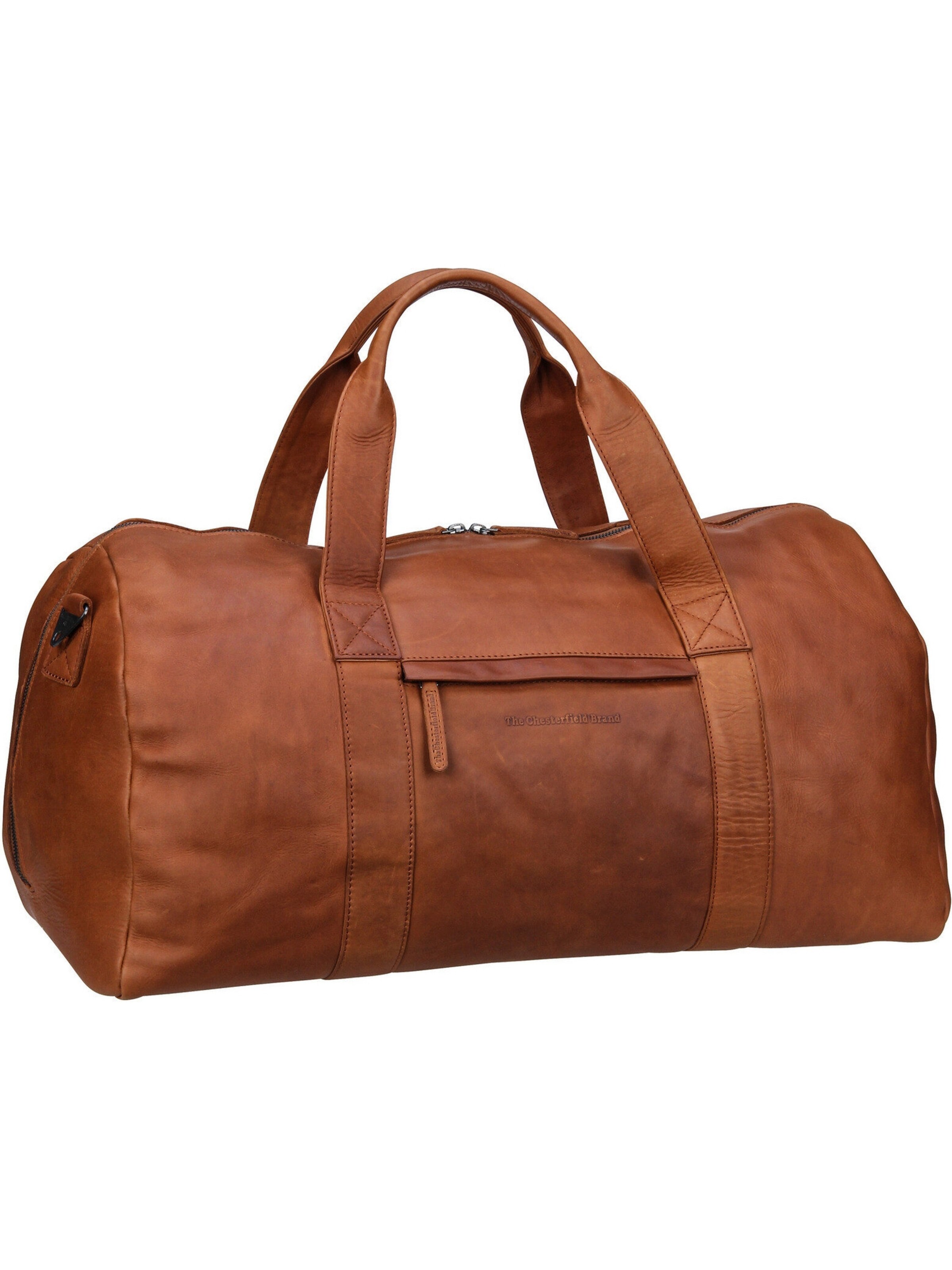 The Chesterfield Brand Reisetasche 'Hudson' in Braun: Vorderseite