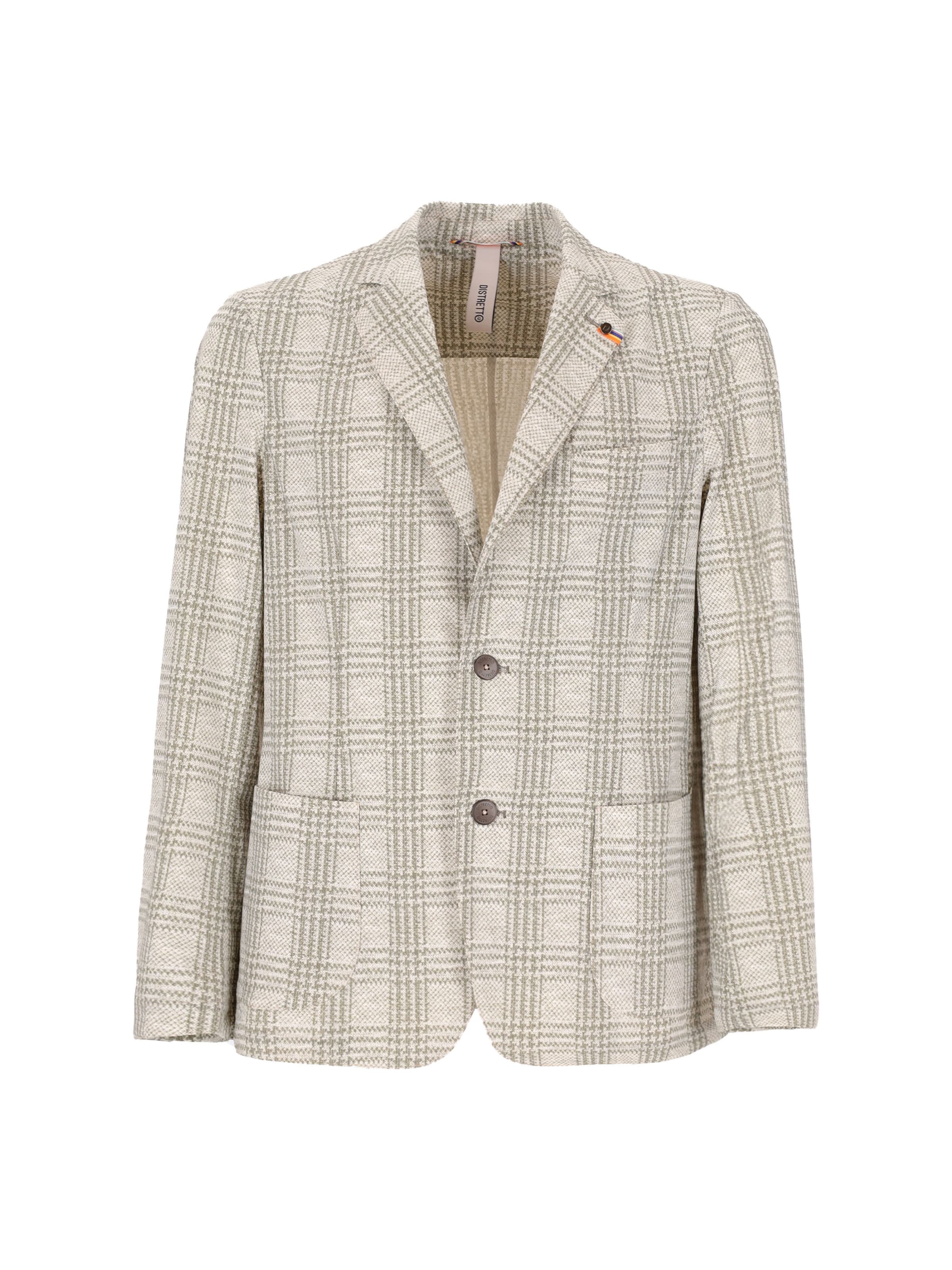 Distretto12 Regular Fit Sakko 'Tadeo' in Beige: Vorderseite