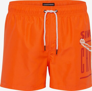 CHIEMSEE Board Shorts in Orange: front