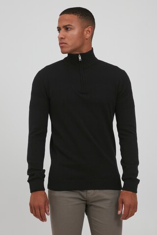 !Solid Sweater 'Bamaro' in Black: front