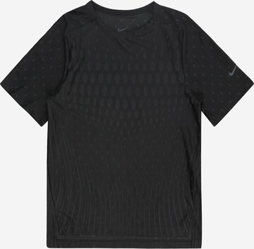 NIKE Functioneel shirt in Zwart: voorkant