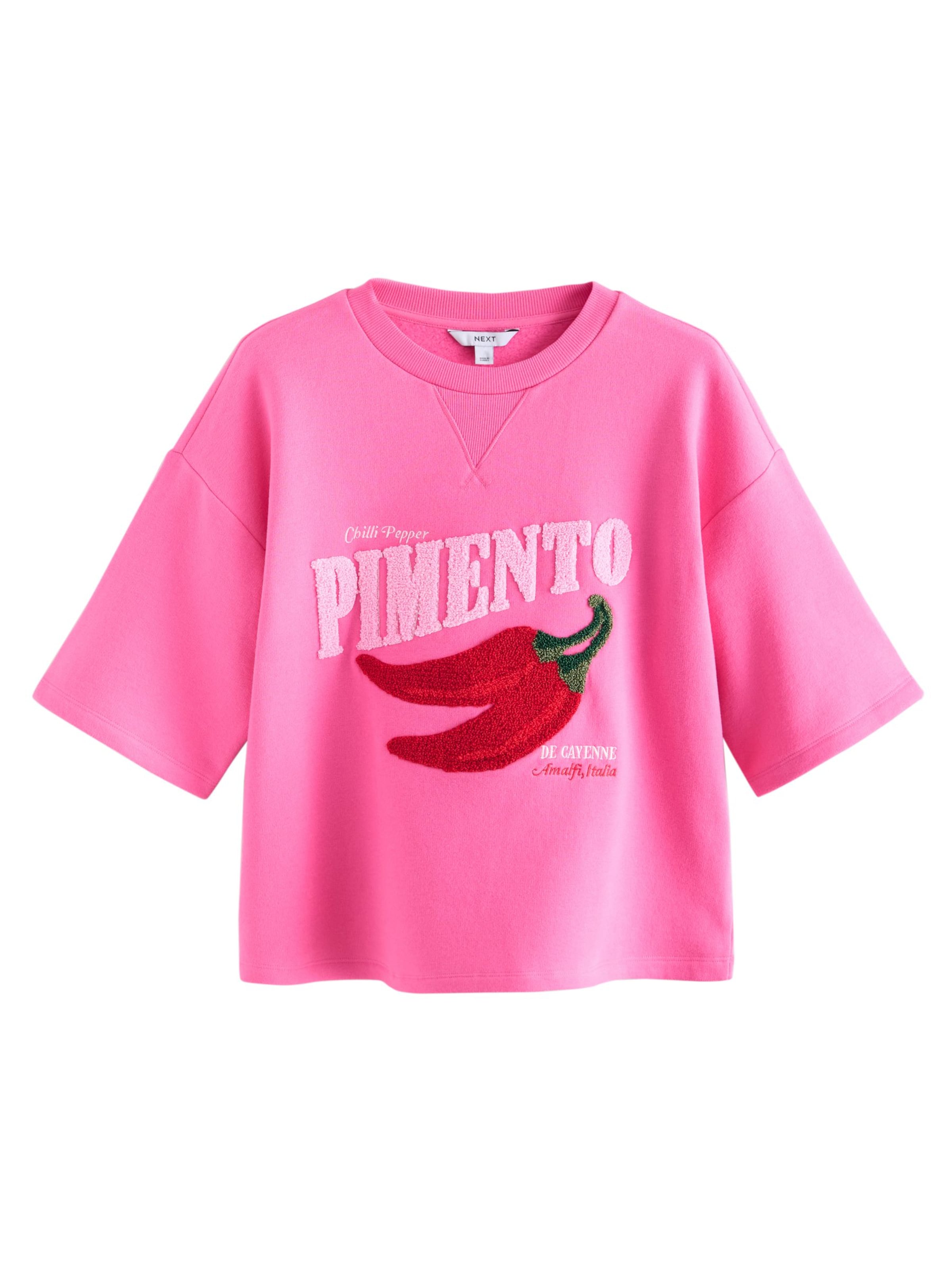 Sweat-shirt 'Chilli' Next en rose : devant