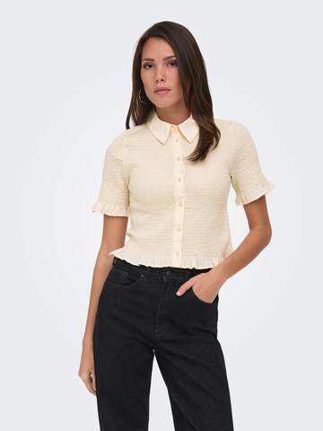 ONLY Bluse 'ONLTamari' in Weiß: Vorderseite