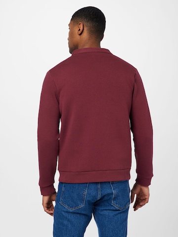 BURTON MENSWEAR LONDON Sweat jacket in Red