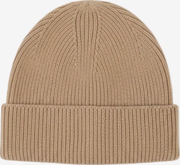 GOBI Cashmere Mütze 'Ribbed Chunky Beanie' in Grau: Vorderseite