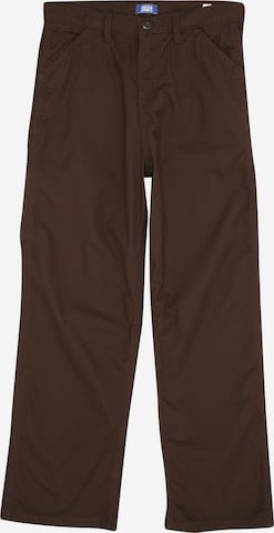 Jack & Jones Junior Trousers 'JPSTALEX ANDRE' in Brown: front