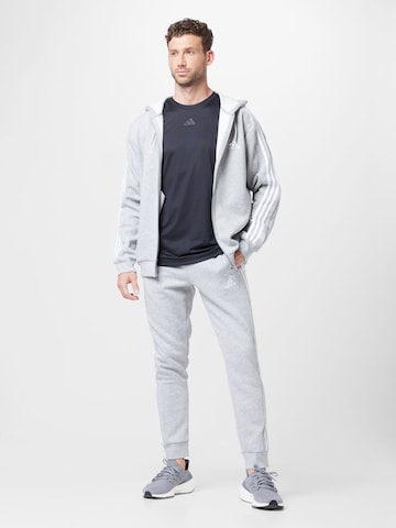 ADIDAS SPORTSWEAR Sportsweatjacke 'Essentials' in Grau