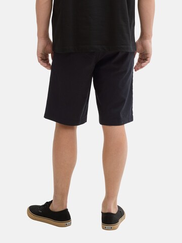 TOM TAILOR DENIM Loosefit Broek in Zwart