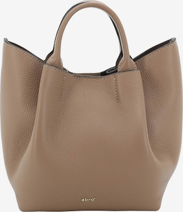ABRO Shopper 'ESSENTIAL' in Braun: Vorderseite