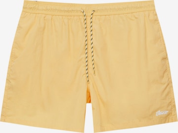 Pull&Bear Badeshorts i gul: forside