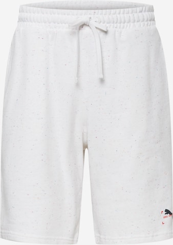 PUMA Pants in White: front