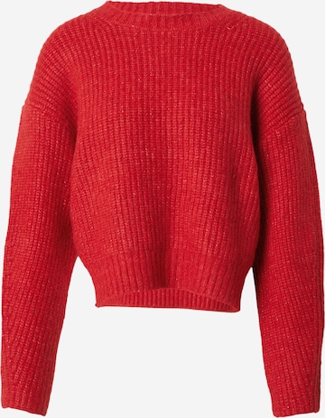 Pull-over 'Ivy' WEEKDAY en rouge : devant