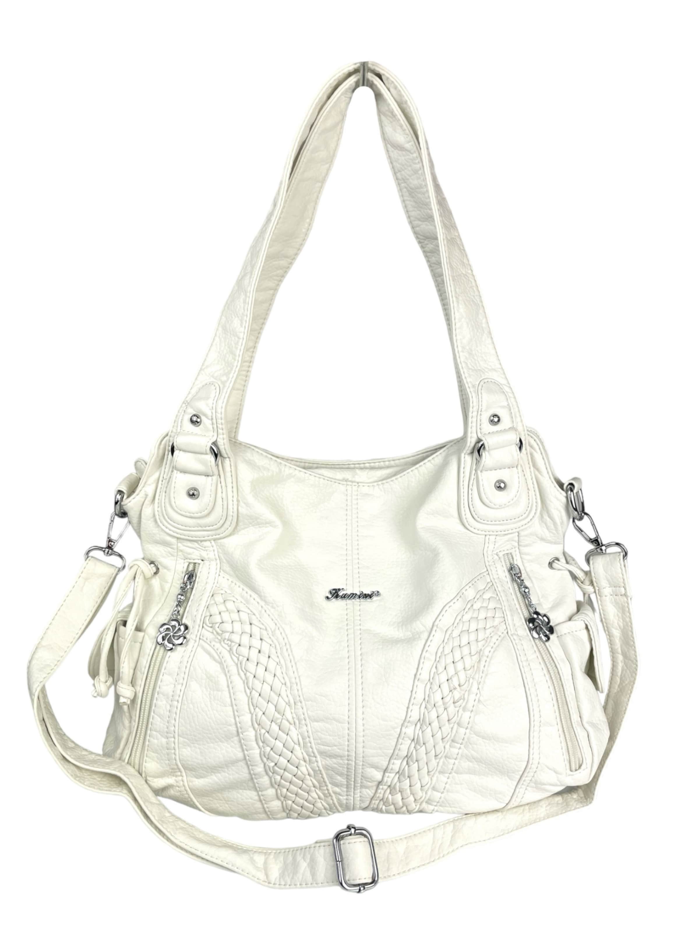 Borsa a mano di Kumixi in bianco
