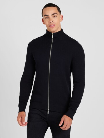 SELECTED HOMME Вязаная кофта 'SLHDANE' в Черный: спереди