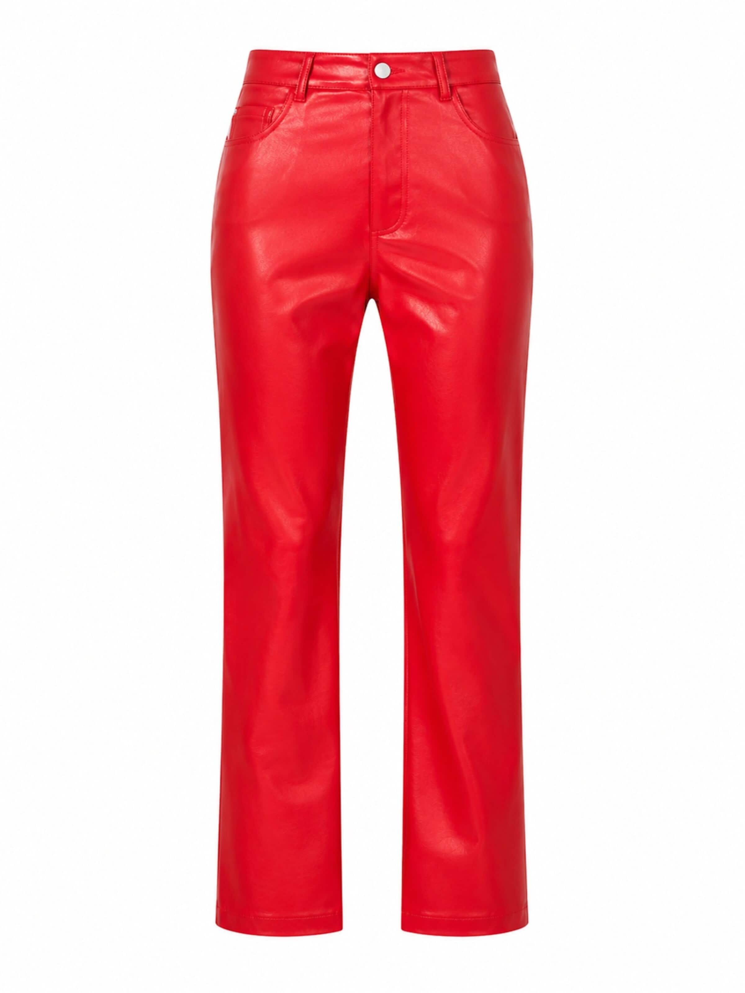 UNICORN Loosefit Harembroek in Rood: voorkant