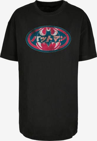 F4NT4STIC Shirt 'Batman Japanese Logo Red' in Blau: predná strana