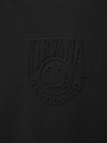 Pull&BearMajica 'NIRVANA' - crna boja