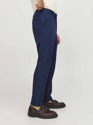 Coupe slim Pantalon à plis 'Marco' JACK & JONES en bleu