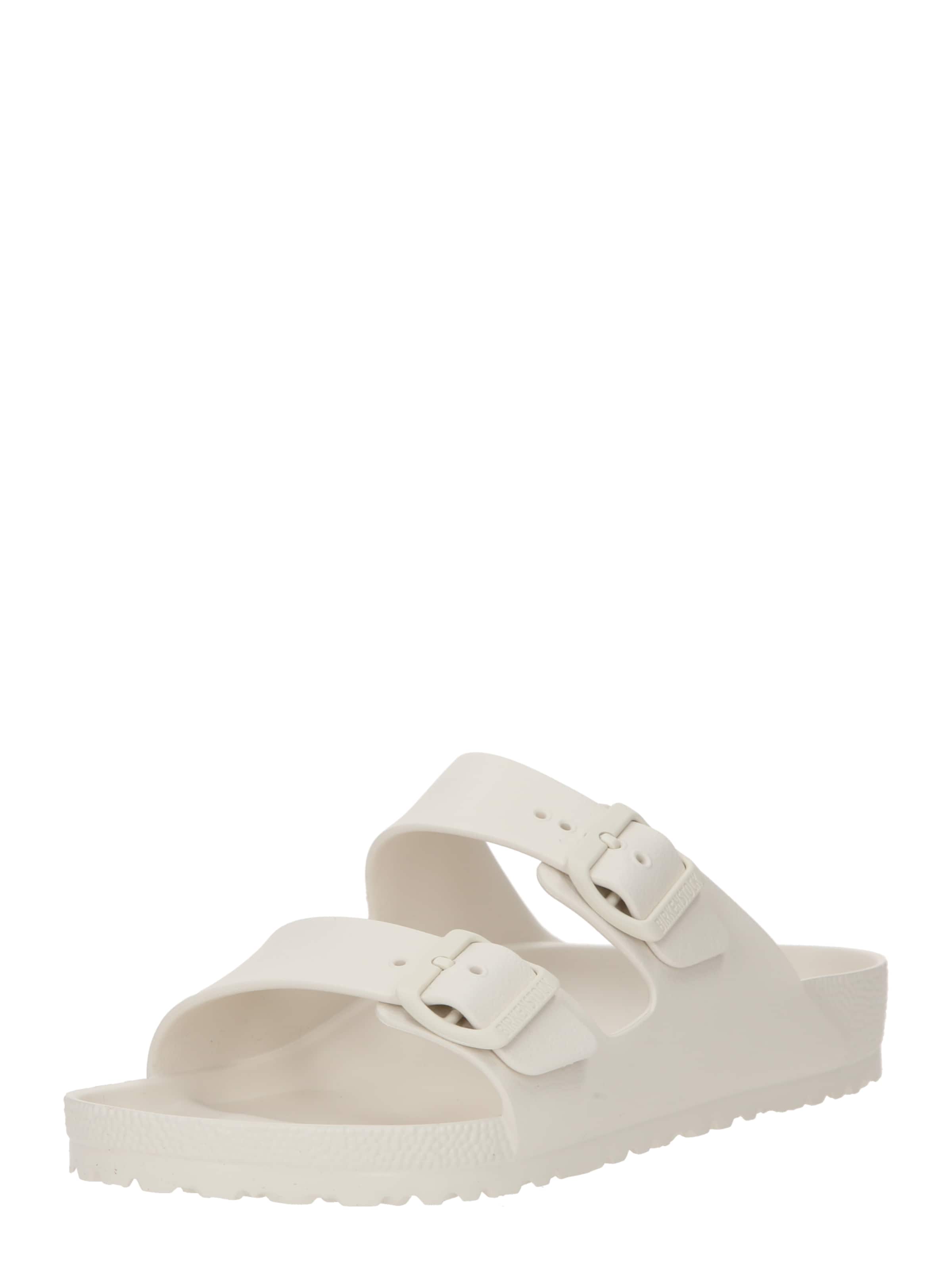 BIRKENSTOCK Чехли 'Arizona' в бяло: отпред