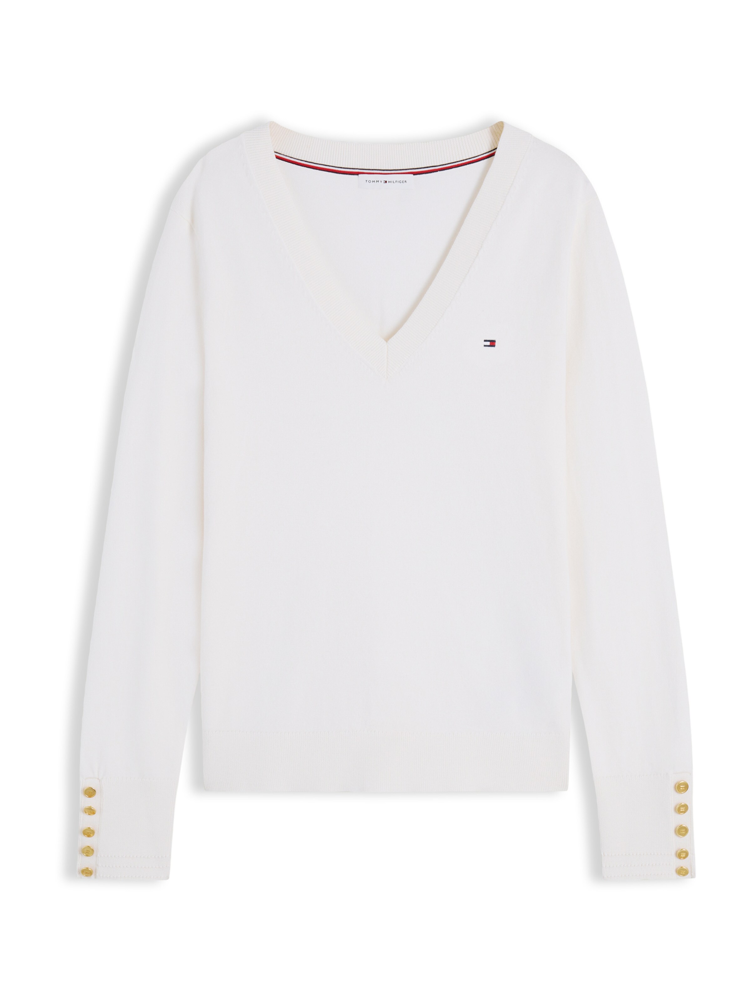 TOMMY HILFIGER Trui in Beige: voorkant