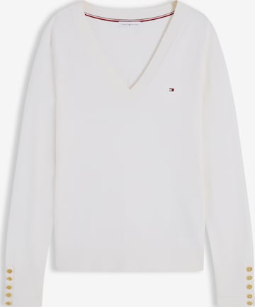 Pull-over TOMMY HILFIGER en beige : devant