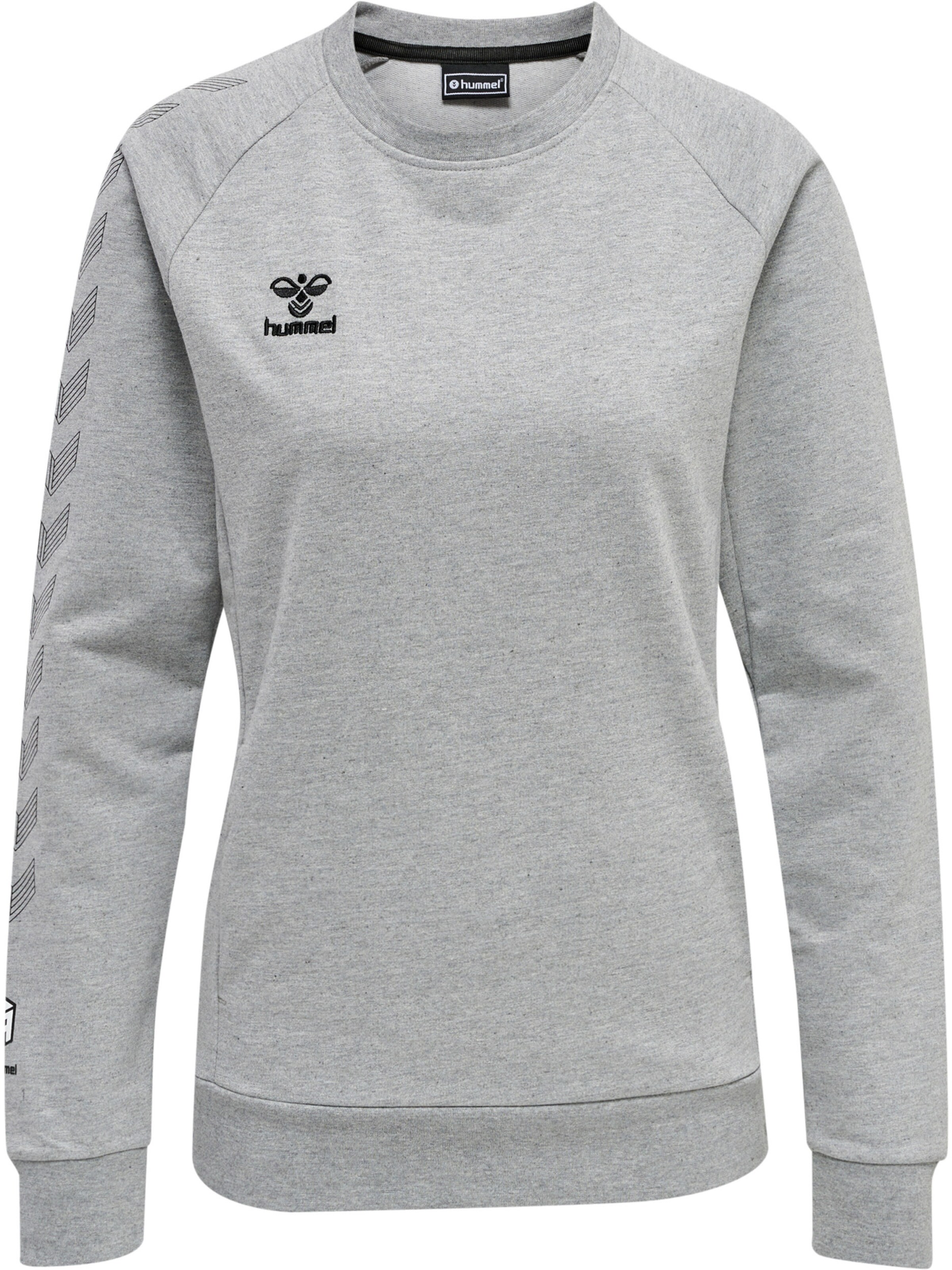 Hummel Sportief sweatshirt in Grijs: voorkant