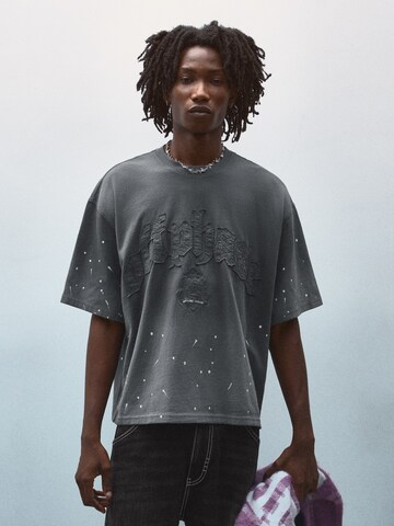 Bershka Shirt in Grey: front