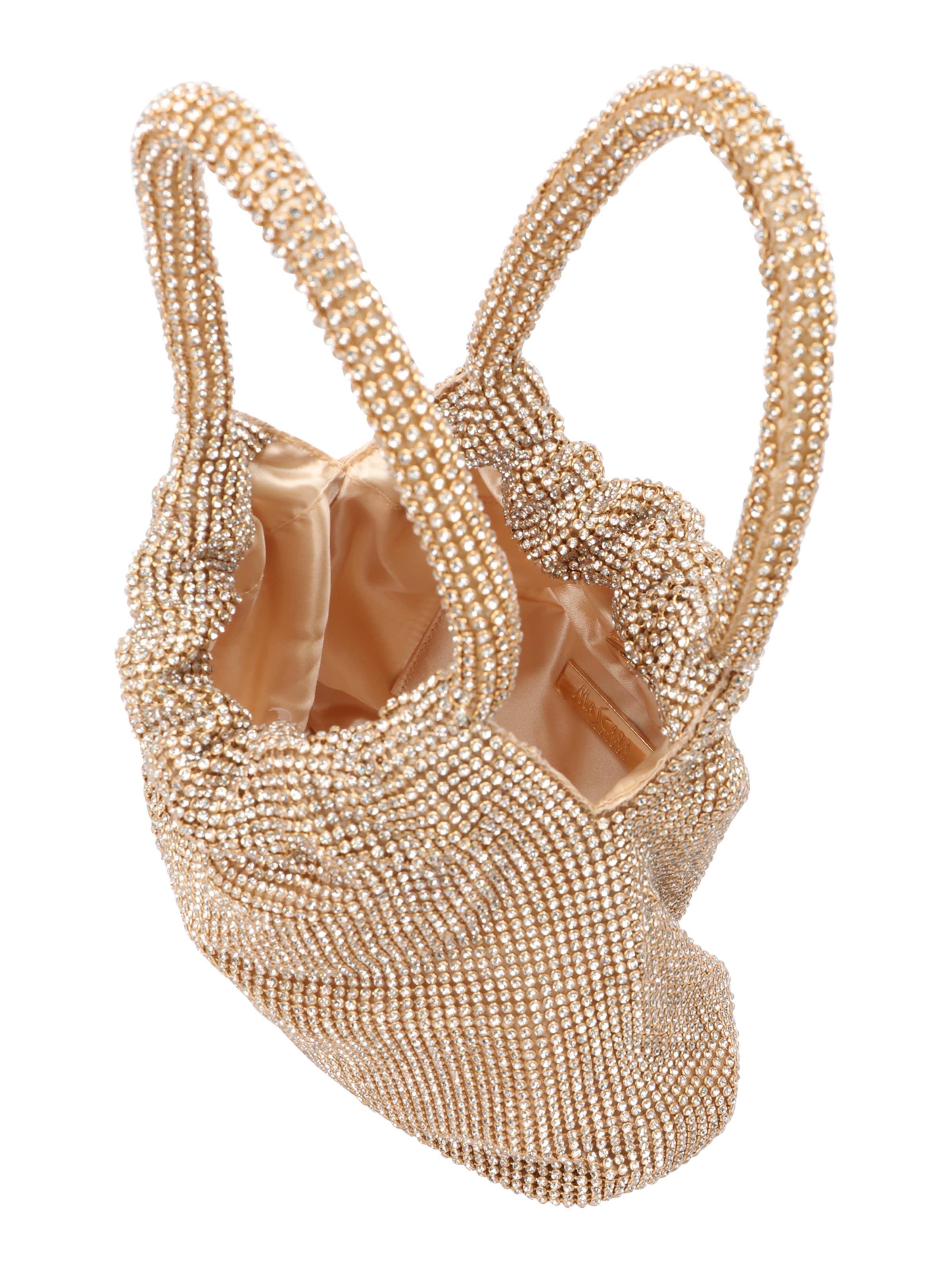 Poșete de la mascara pe auriu