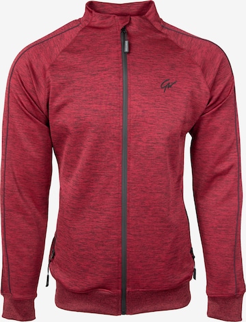 Gorilla Wear Sweatvest in Rood: voorkant